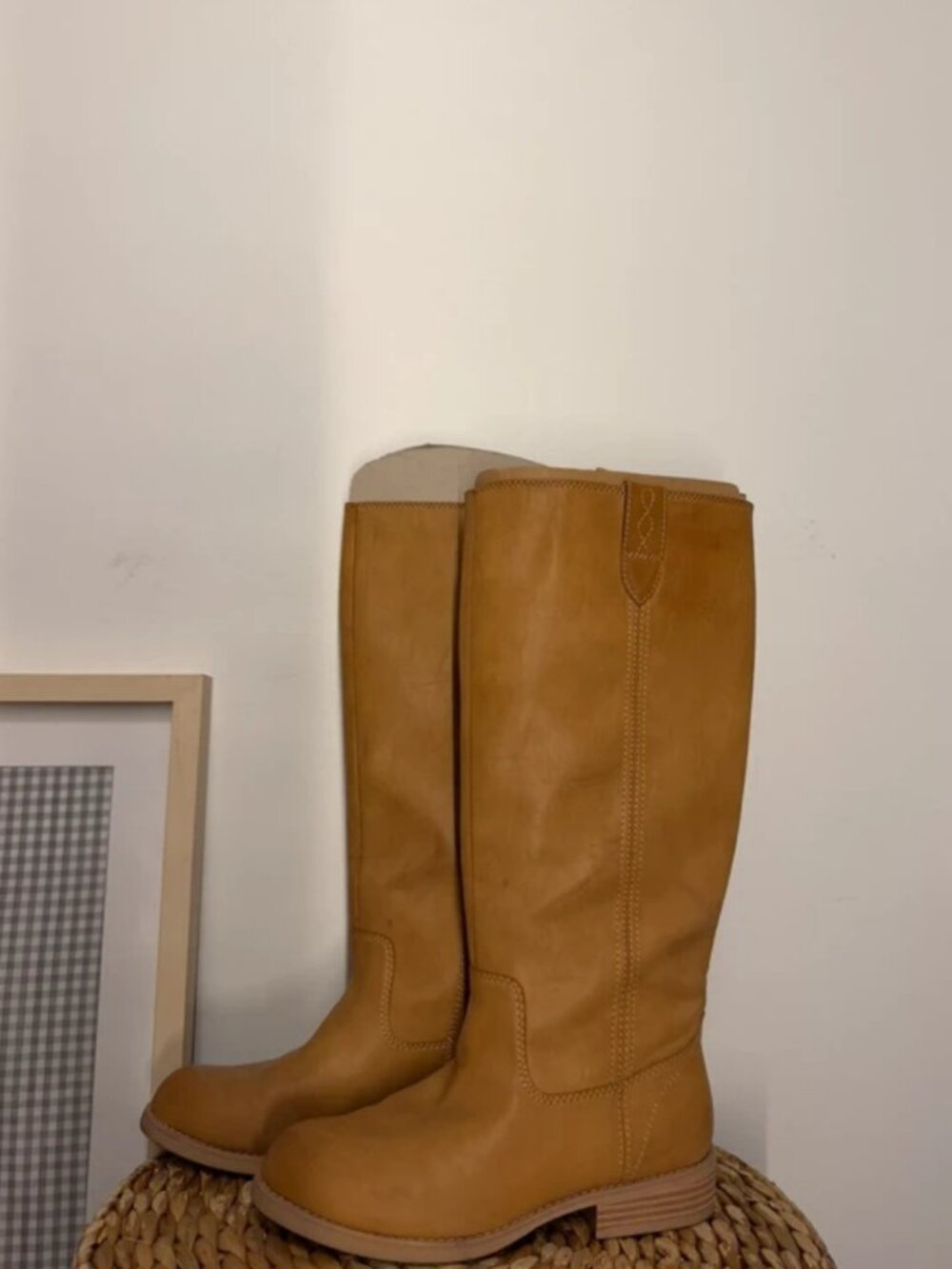Tan Wide Width Knee High Boots